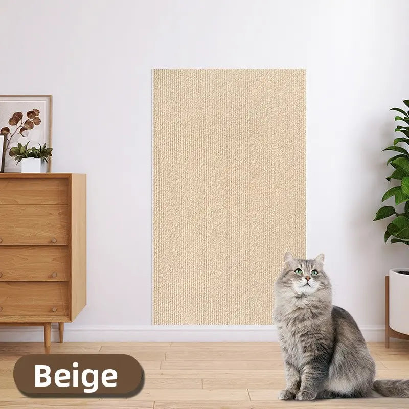11.85In*39.3In,Cat Scratch Protector for Furniture – Protect Leather Couch from Claws, anti Scratch Tape for Sofa Arms Corners, Clear Sticky Scratch Deterrent Pad, Easy to Install Weird Stickers Iridescent Stained Glass Window Film