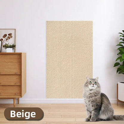 11.85In*39.3In，Cat Scratch Protector for Furniture – Protect Leather Couch from Claws, anti Scratch Tape for Sofa Arms Corners, Clear Sticky Scratch Deterrent Pad, Easy to Install Weird Stickers Iridescent Stained Glass Window Film